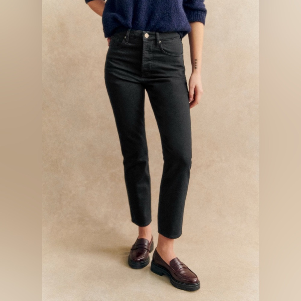 Sezane Brut Sexy Jeans Noir. - Size 26